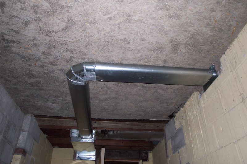 November 21: new ductwork is installed.