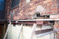 Here's another view of the brick ledge beam.